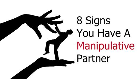 am i dating a manipulator